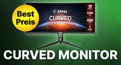 Curved Gaming Monitor mit 200 Hz und WQHD bei Amazon jetzt unter 300€ erhältlich