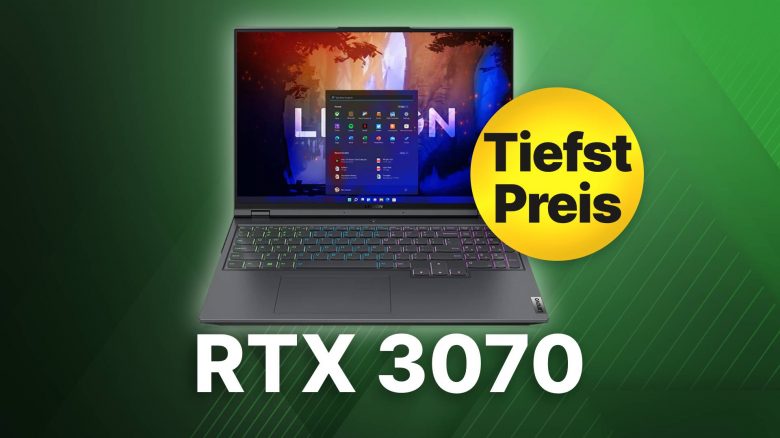 Mit GeForce RTX 3070:  Gaming Laptop von Lenovo zum neuen Tiefstpreis!