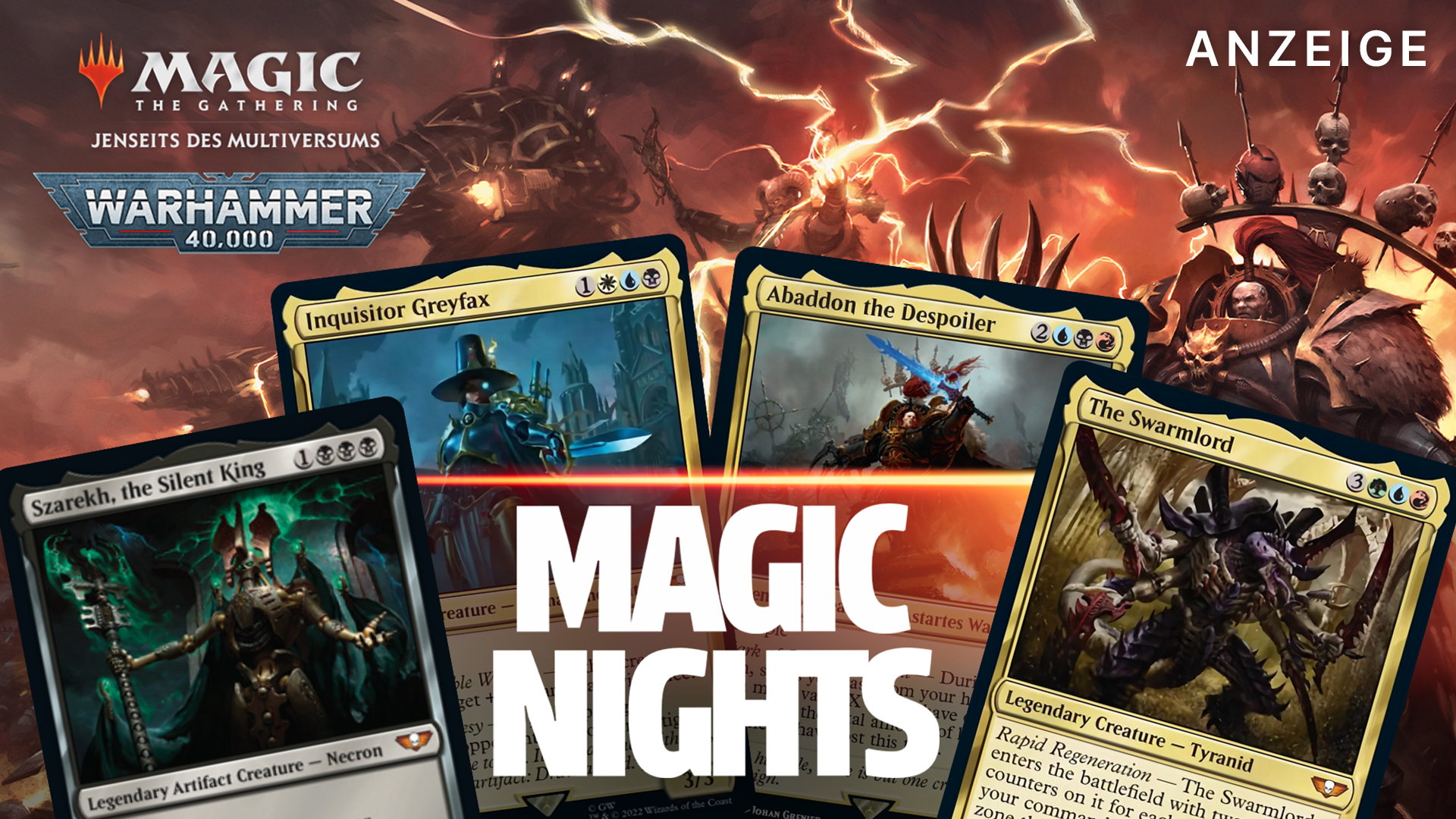 Sammelkartenspiel trifft Space Marines – Die Warhammer-Decks von Magic: The Gathering im Livestream