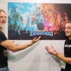 Minecraft Legends Entwickler Magnus Nedfors Dennis Ries Titelbild gamescom