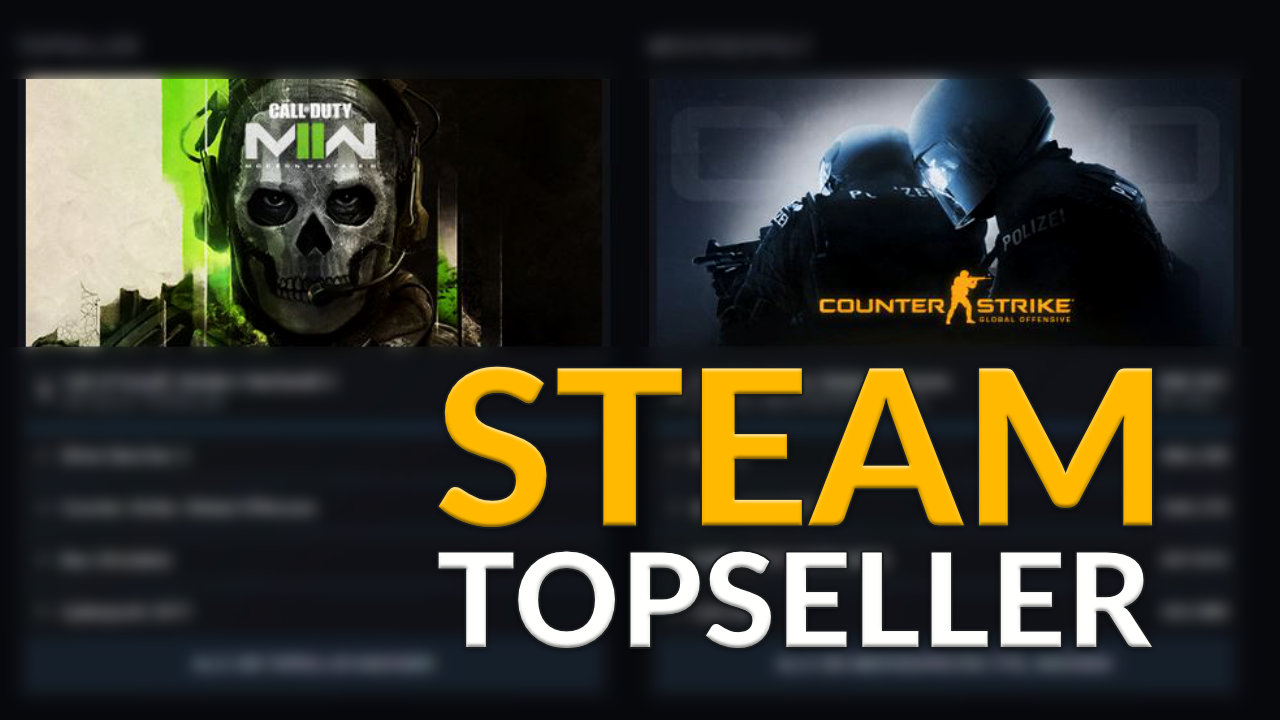 Titel Steam Statistiken Topseller und Meistgespielt