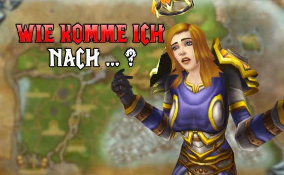 WoW WotLK Classic wie komme ich nach Dungeon Eingang Titel