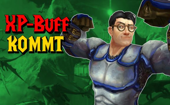 WoW XP Buff Human Flex with glasses titel title 1280x720