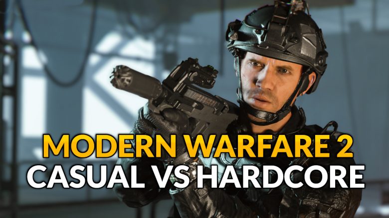 cod modern warfare 2 casual vs hardcore diskussion titel
