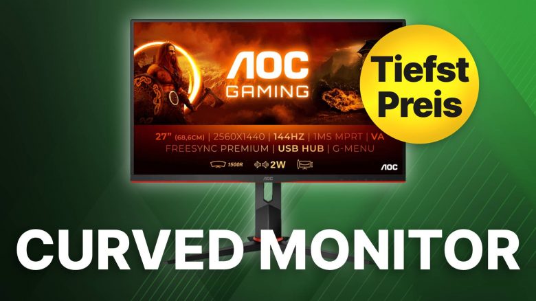 Nur noch wenige Exemplare übrig: Curved Gaming Monitor bei Amazon jetzt im Angebot