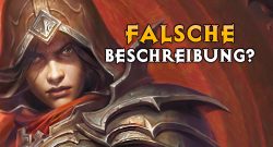 Diablo Immortal falsche Beschreibung Segen der Würdigen Nerf Titel