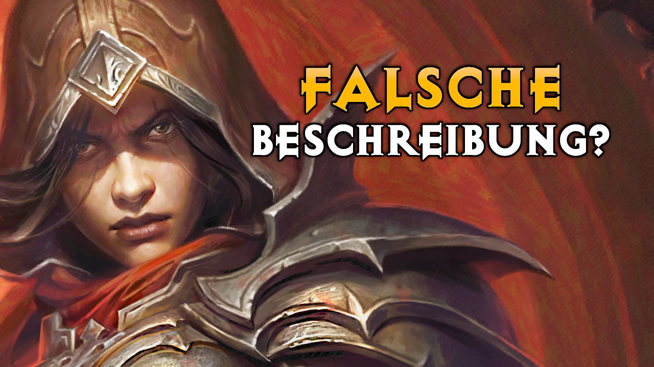 Diablo Immortal falsche Beschreibung Segen der Würdigen Nerf Titel