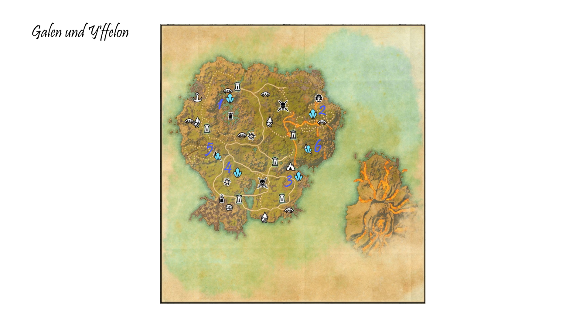 Galen and Y'ffelon Map - The Elder Scrolls Online (ESO)