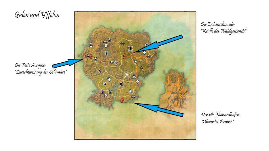 ESO herstellbare Sets Guide Firesong Map