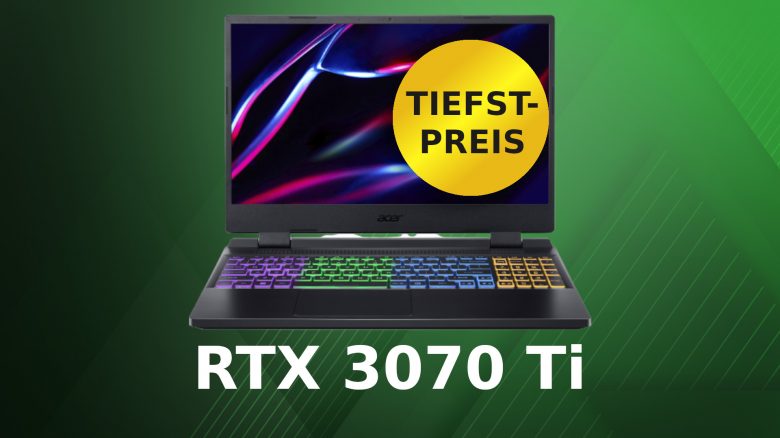 Gaming-Laptop mit RTX 3070 Ti und Core i7 jetzt zum neuen Tiefstpreis bei Notebooksbilliger