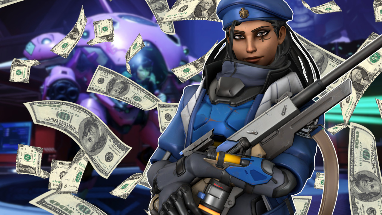 Overwatch Ana Dollar Rain titel title 1280x720