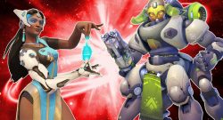 Overwatch Symmetra Orisa Explosion title title 1280x720
