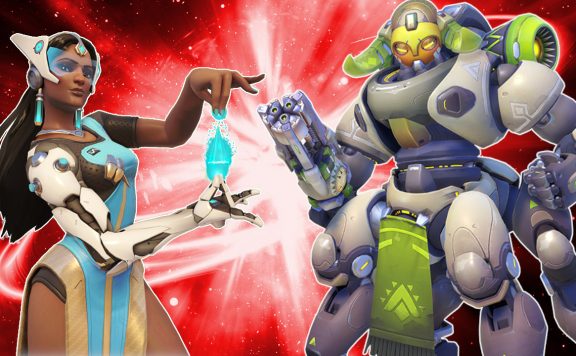 Overwatch Symmetra Orisa Explosion title title 1280x720