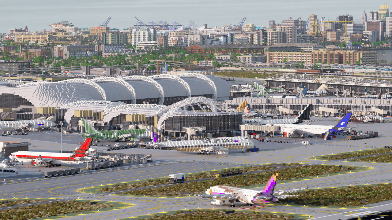 Titelbild Minecraft Greenfield Flughafen