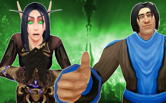 WoW begging female Blood Elf Game Master Yes titel title 1280x720