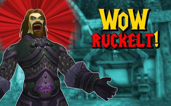 WoW ruckelt angry death knight human male titel title 1280x720