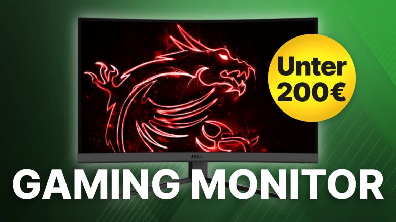 Curved Gaming Monitor mit WQHD und 165 Hz jetzt für unter 200€ bei Amazon