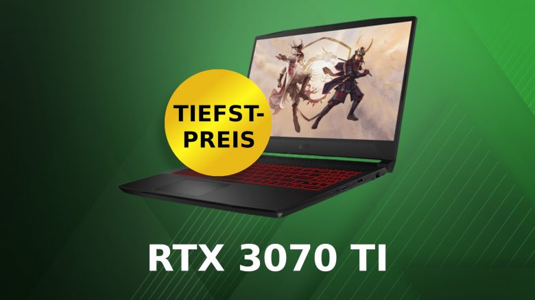 Gaming-Laptop mit GeForce RTX 3070 Ti und Intel Core i7 jetzt zum neuen Tiefstpreis im Angebot
