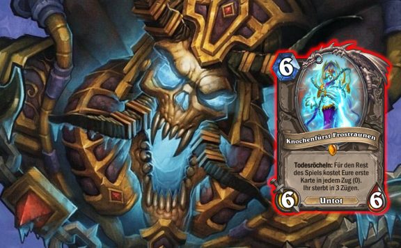 Hearthstone Kelthuzad Ras Frostraunen Karte titel title 1280x720