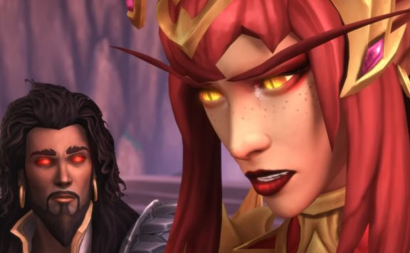 WoW Alexstrasza Wrathion Cinematic Storm Unleashed Shot titel title 1280x720