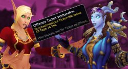 WoW Classic lange Wartezeiten auf Tickets Titel