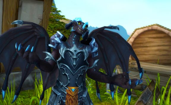 WoW Dragonflight Dracthyr fragend Titel