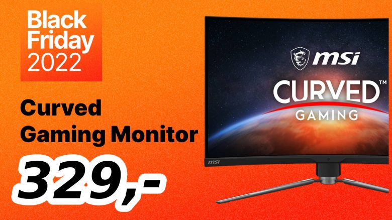 Black Friday: Jetzt Curved Gaming Monitor mit WQHD bei Amazon im Tiefstpreis-Angebot
