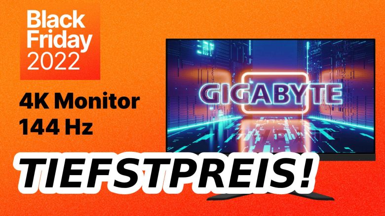 Tiefstpreis am Black Friday: Gaming Monitor mit 4K und 144 Hz jetzt bei MediaMarkt und Saturn