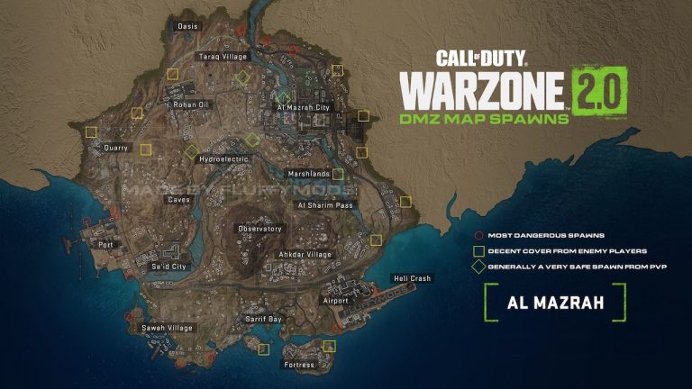 CoD Warzone 2: Map zeigt euch alle Spawns in der DMZ und erklärt ...