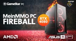 Mit der RTX 4080 im MeinMMO-PC Fireball gebt ihr euren Games so richtig Feuer!
