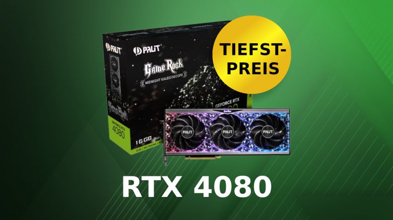 Top-Grafikkarte Geforce RTX 4080 von Palit jetzt zum neuen Tiefstpreis bei Mindfactory
