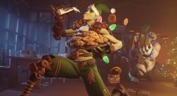 Overwatch Junkrat Snowman Roadhog titel title 1280x720