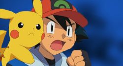 Titel Pokémon Ash und Pikachu wütend