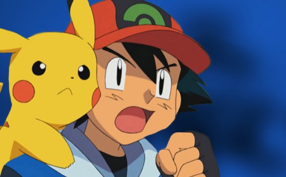 Titel Pokémon Ash und Pikachu wütend