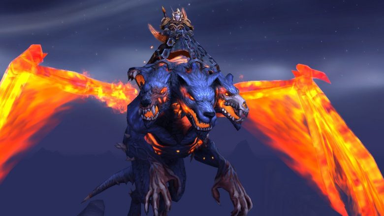 In WoW there is now a crazy hell mount – But for that you have to buy Diablo IV