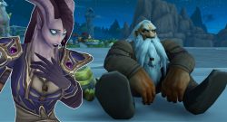 WoW Draenei Sad Dwarf Dragon titel title 1280x720