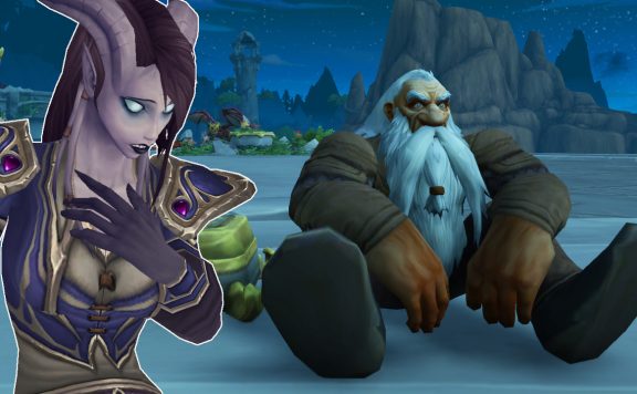 WoW Draenei Sad Dwarf Dragon titel title 1280x720