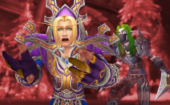 WoW Dragonflight Nachtelf Schurke meuchelt Blutelf Magier Titel