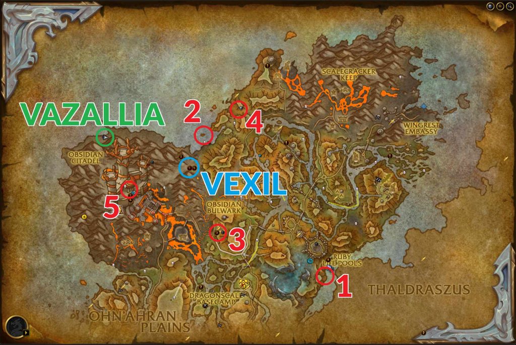 WoW Draonflight Spyragosa bekommen Map