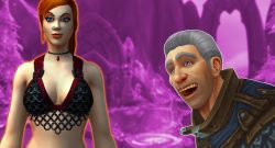 WoW Khadgar Stare Chain Mail Bikini Female Human titel title 1280x720