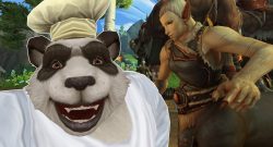 WoW Pandaren Cook happy Centaur background titel title 1280x720