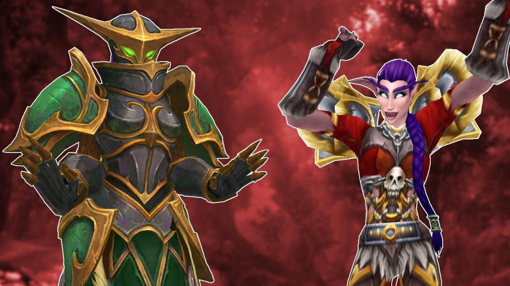 WoW Warden Yes Cheer Night Elf titel title 1280x720