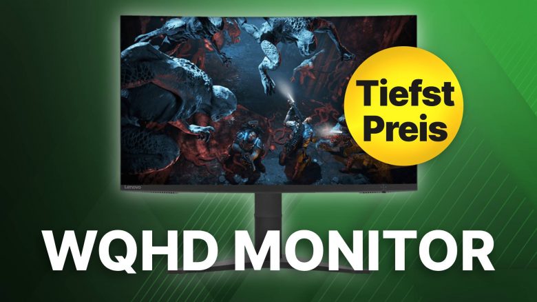 WQHD & 144 Hz: Gaming Monitor im Curved-Design jetzt günstig wie nie im Angebot