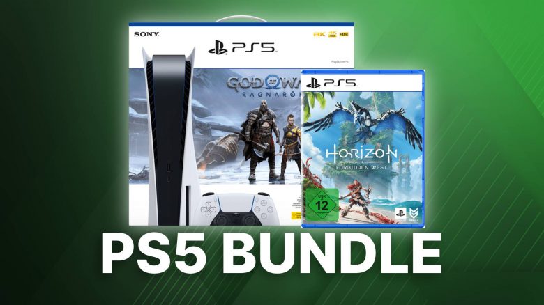 Schnappt euch jetzt die PS5 mit God of War und Horizon im Tarif-Deal bei MediaMarkt