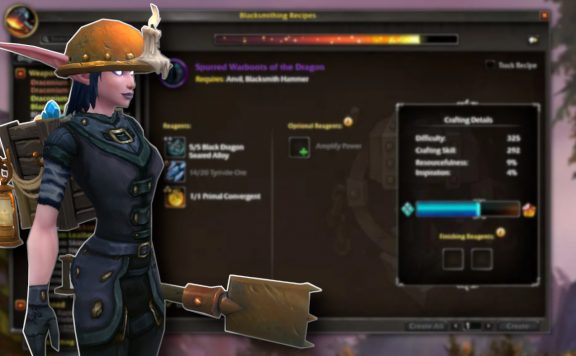 Dragongflight-Professions-Verzierung