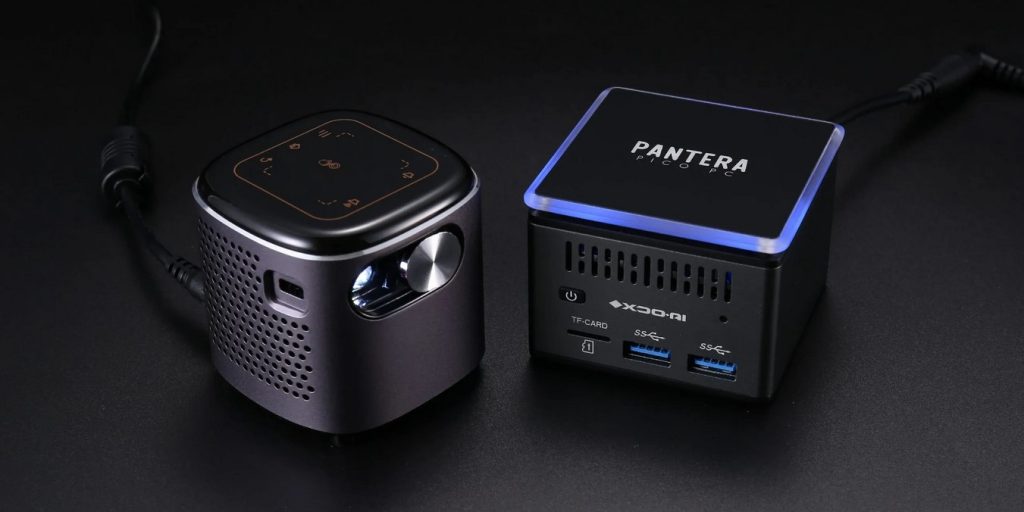 Pantera PC mit Beamer