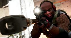 Titel Call of Duty Modern Warfare 2 Visier mit Blend-Effekt