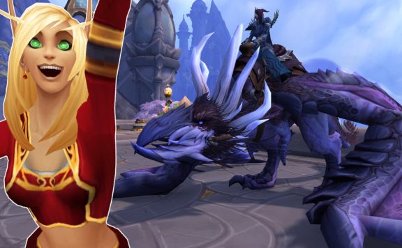 WoW Raszageth Mount Cheer Blood elf titel title 1280x720