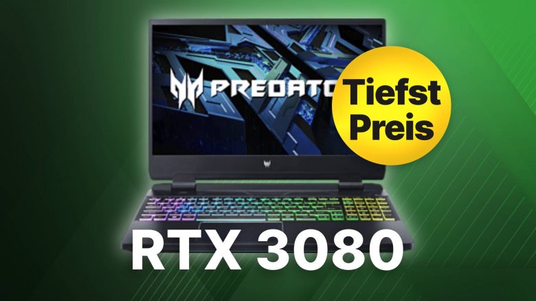 Gaming Laptop mit RTX 3080: Das Performance-Monster To Go jetzt supergünstig im Angebot