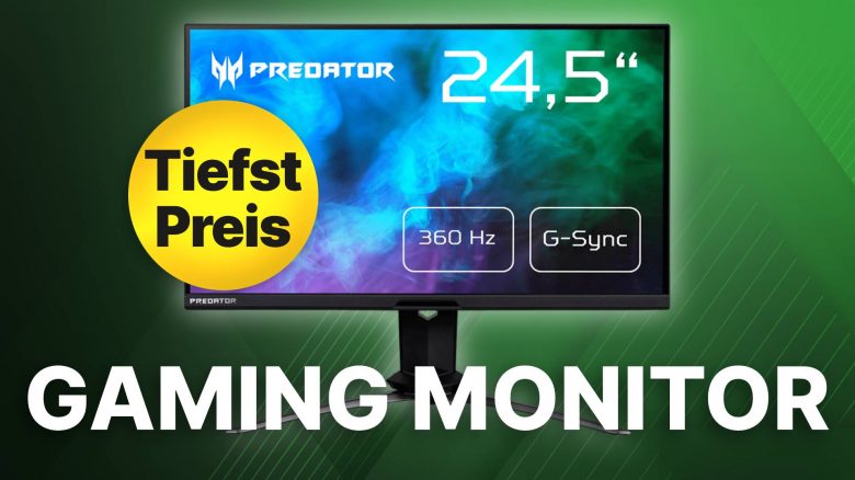 Sichert euch jetzt bei Otto einen Gaming Monitor mit 360 Hz zum Tiefstpreis